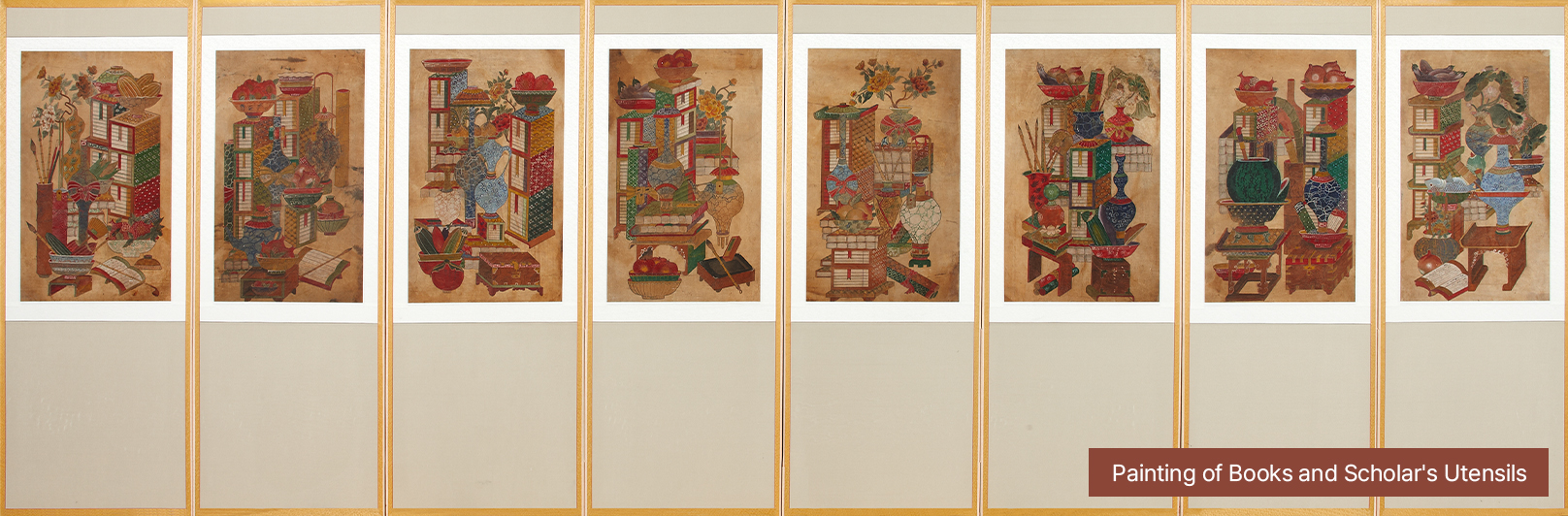 Painting of Books and Scholar's Utensils